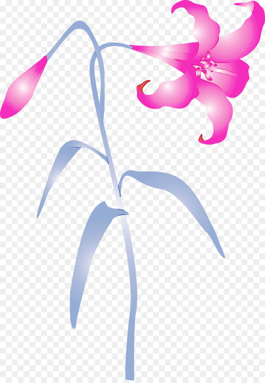 Blütenrosa Blütenstiel Blütenblatt - 
