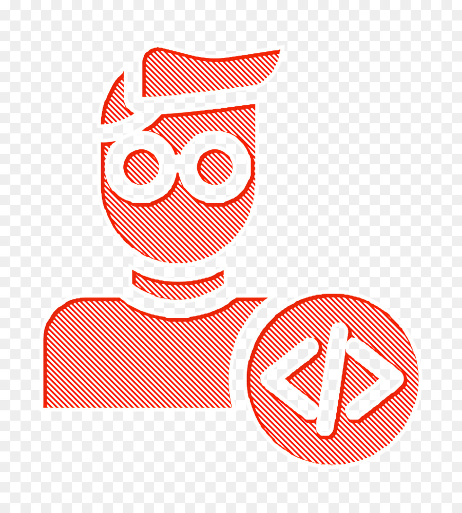 Laptop icon Developer icon Coding icon