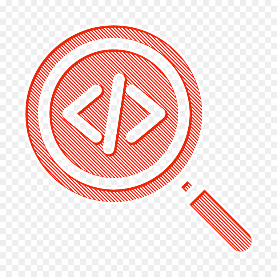 Icona di codifica Icona di codice Icona di ricerca - 