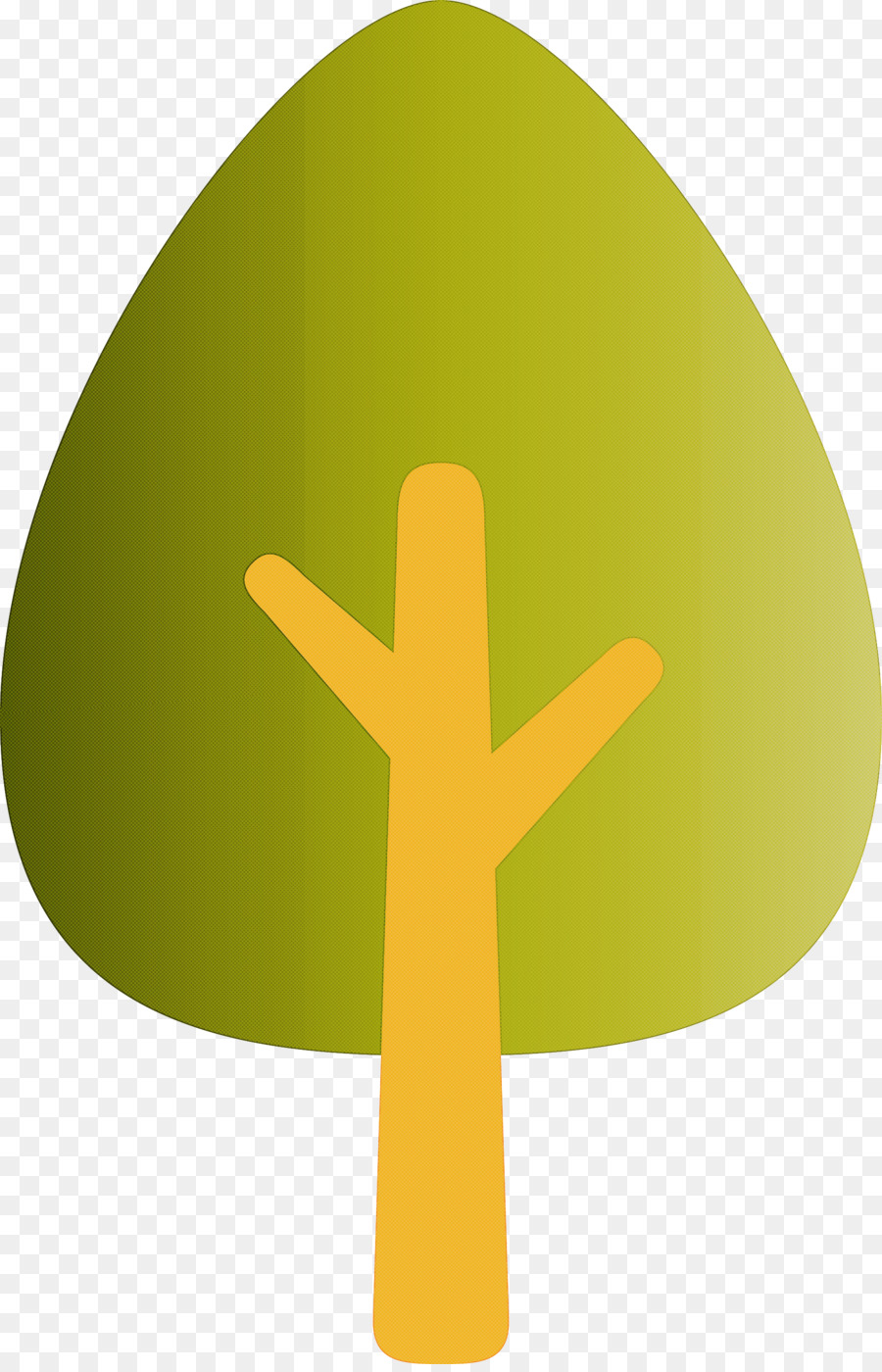 verde giallo simbolo pianta croce - 