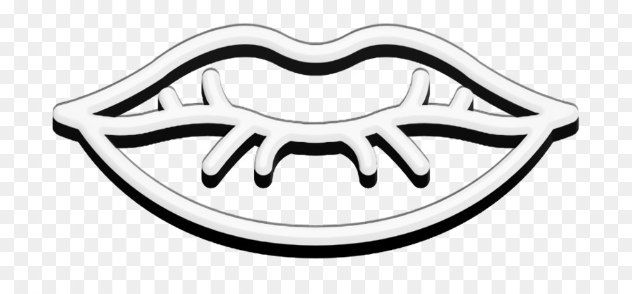 Zahnmedizin Symbol Mund Symbol Lippen Symbol - 