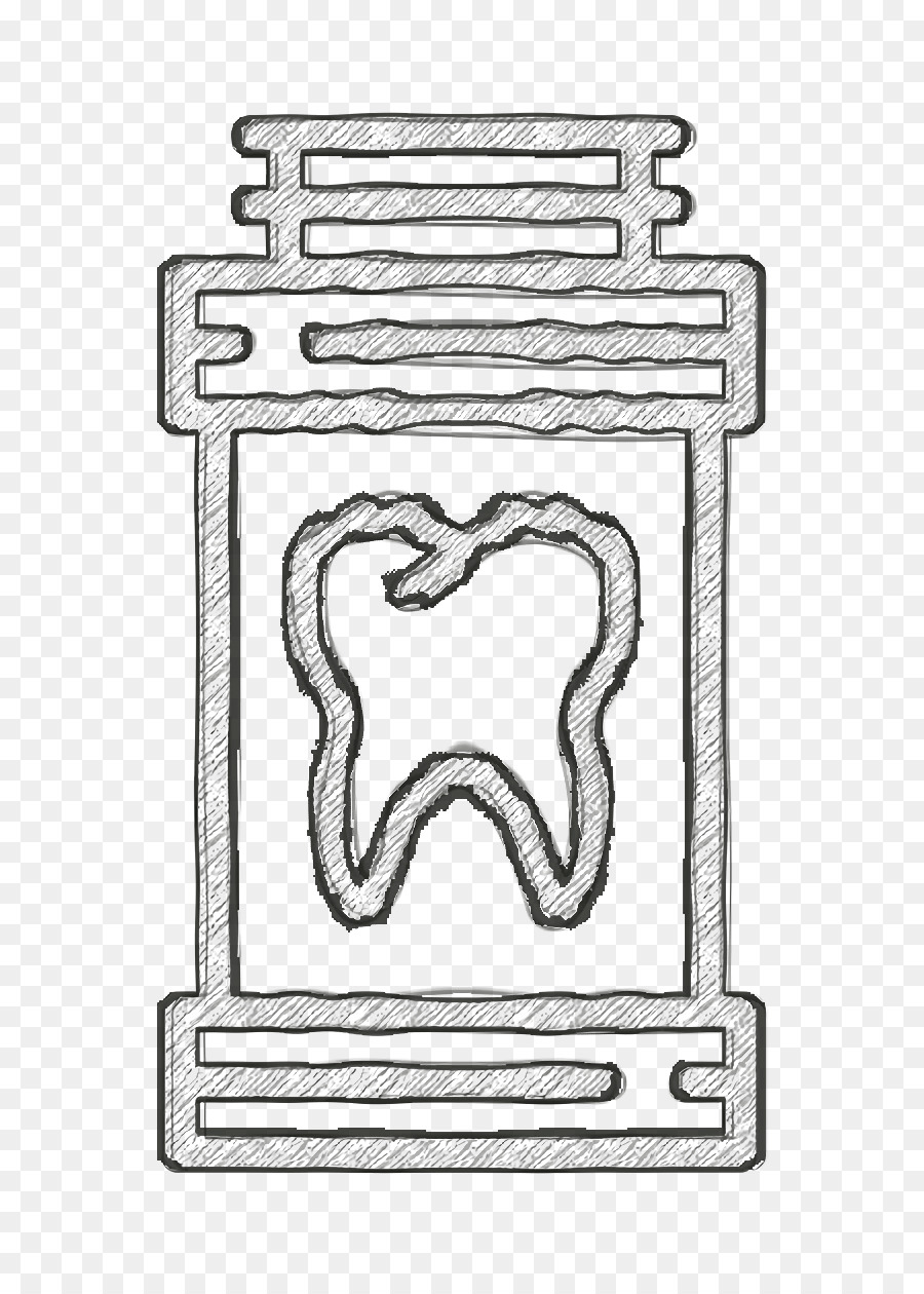 Icona di odontoiatria Icona di medicina Icona di assistenza sanitaria e medica - 