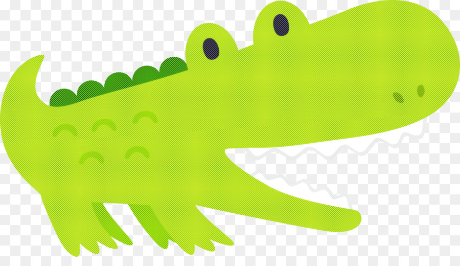 grüner Krokodil Krokodil Tierfigur Alligator - 