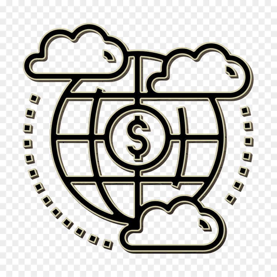 Cloud Symbol Fintech Symbol - 