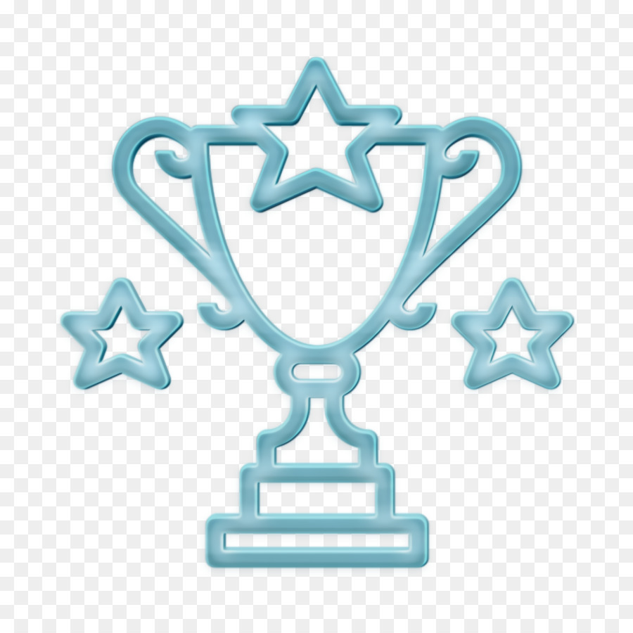 Icona del trofeo Icona della ricompensa Icona degli elementi del gioco - 
