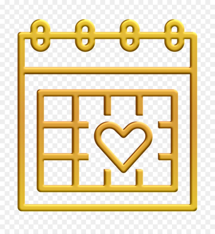 Wedding icon Calendar icon Wedding day icon