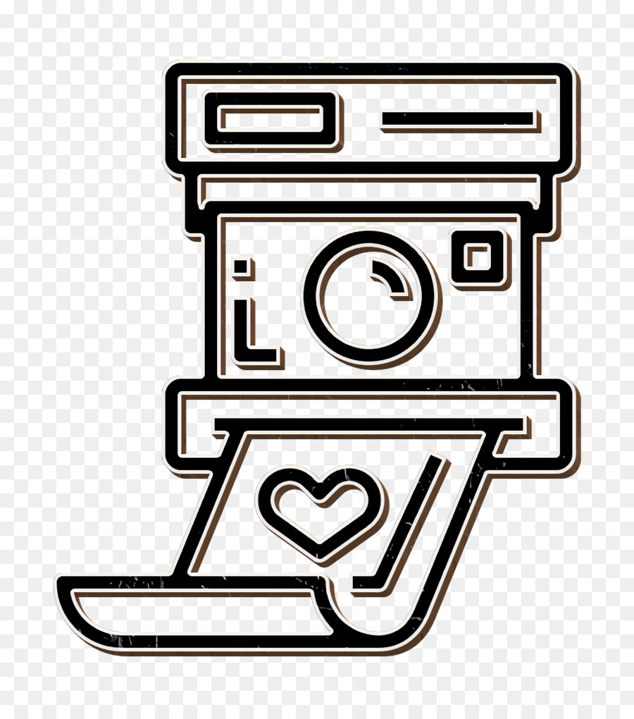 Polaroid-Symbol Hochzeitssymbol - 