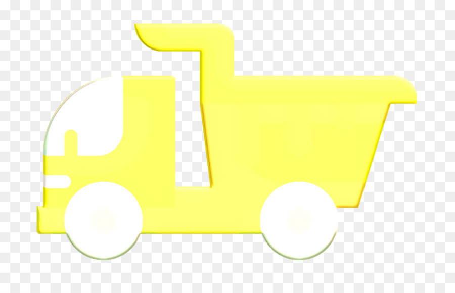 Icona di autocarro con cassone ribaltabile Icona del lavoro Icona del camion - 