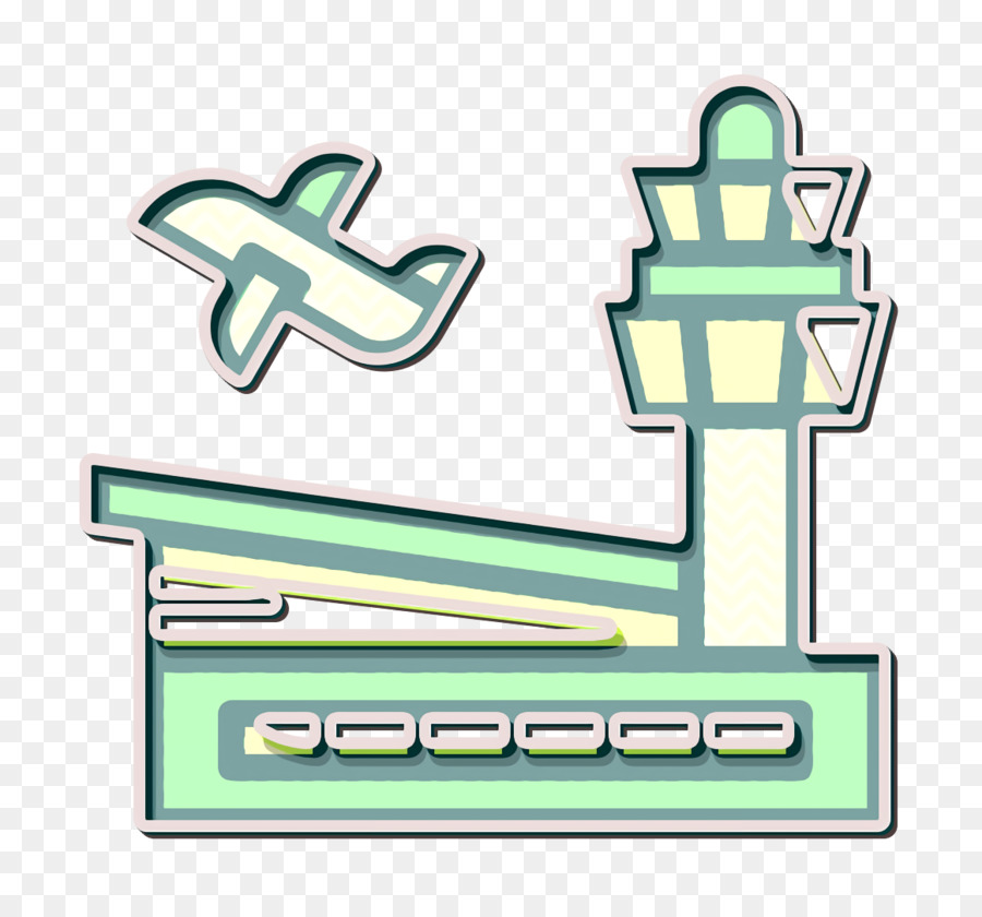Gebäudesymbol Flughafensymbol - 