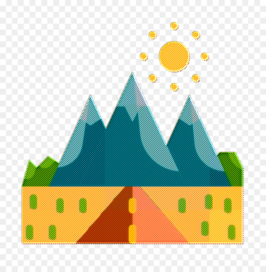 Mountain icon Travel icon