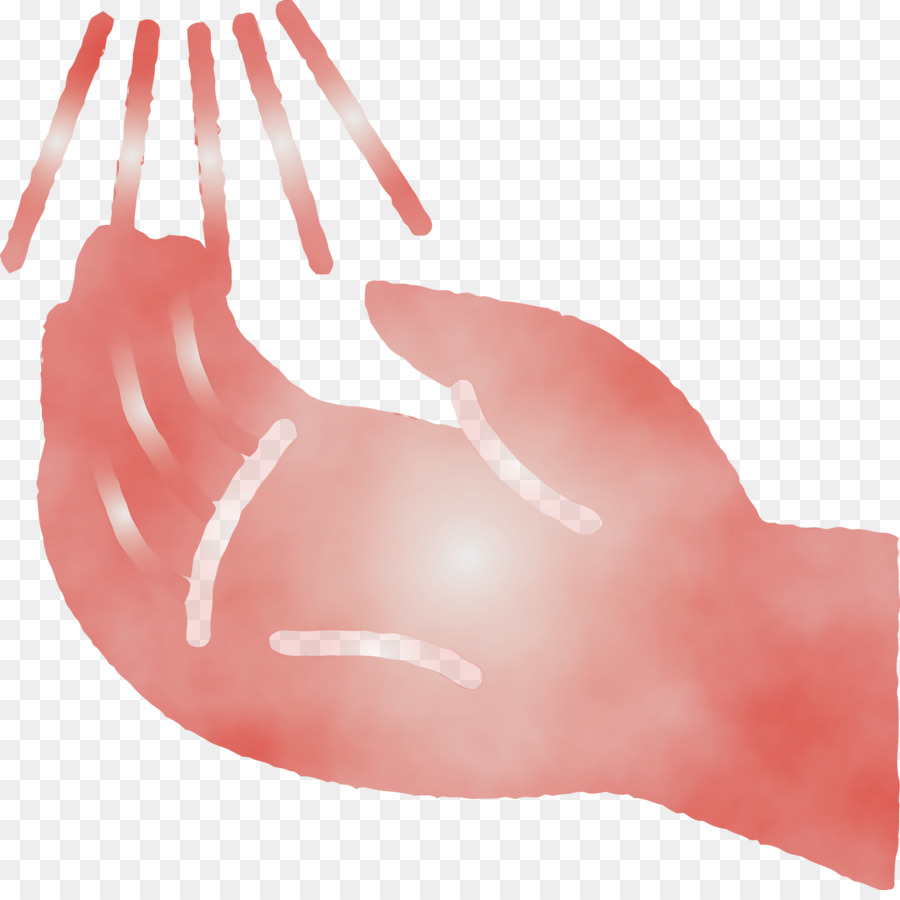 red pink nose hand finger