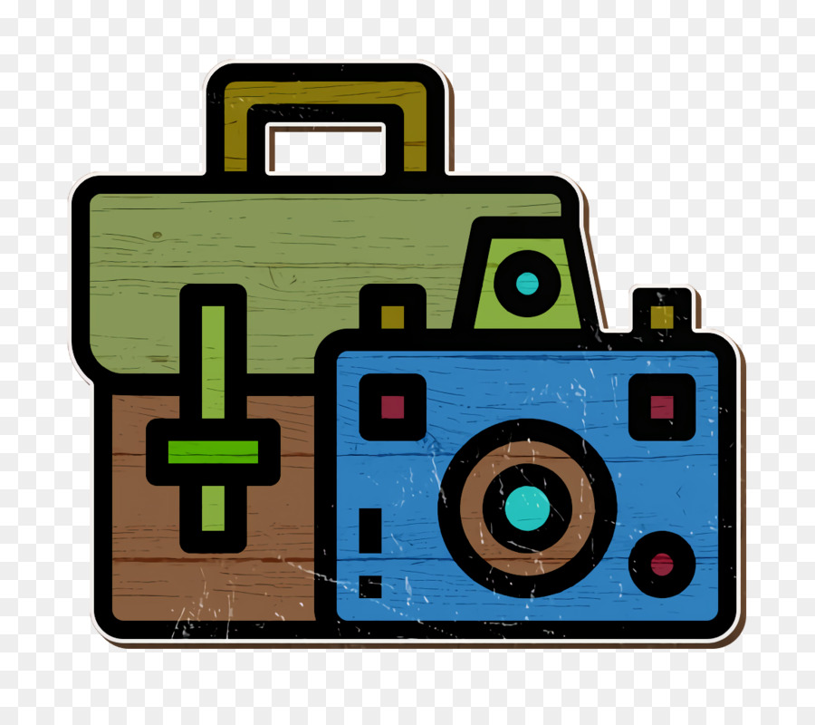 Photography icon Camera bag icon