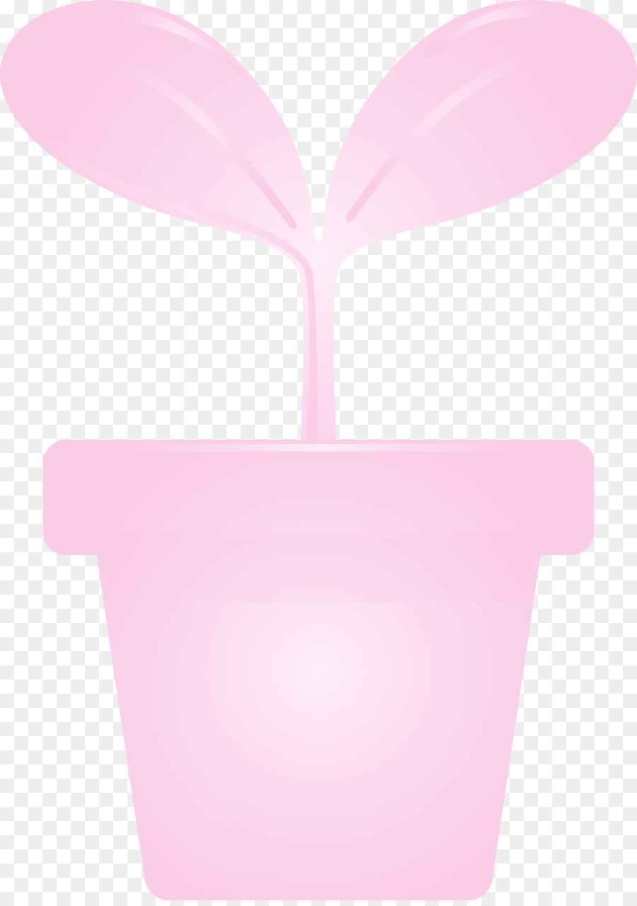 pink heart flowerpot