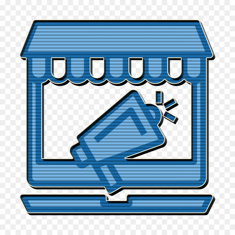 Biểu tượng dịch vụ kỹ thuật số Biểu tượng cửa hàng Biểu tượng mua sắm trực tuyến - 