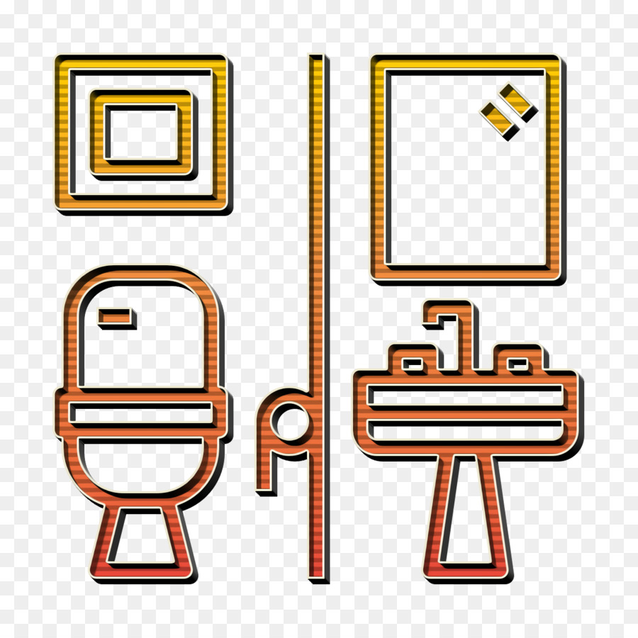 Restroom icon Home Equipment icon