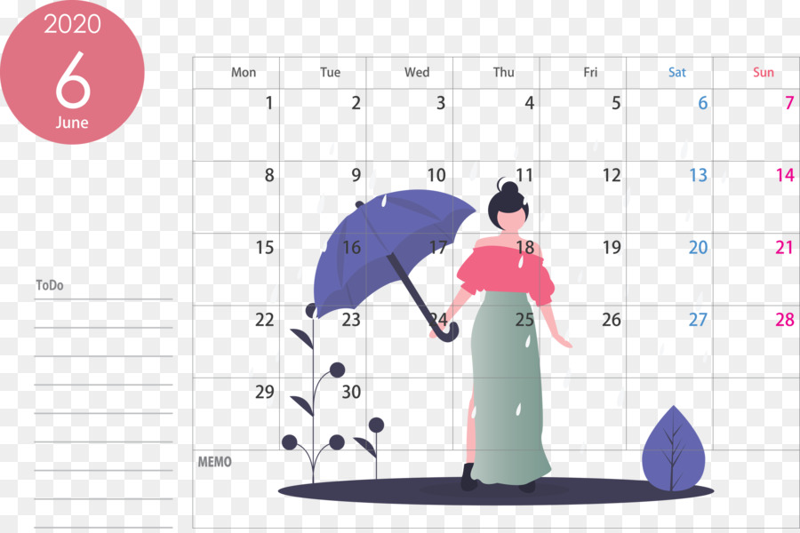 June 2020 Calendar 2020 Calendar