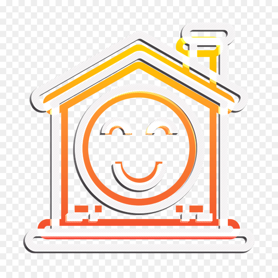 Home-Symbol Lächeln-Symbol - 