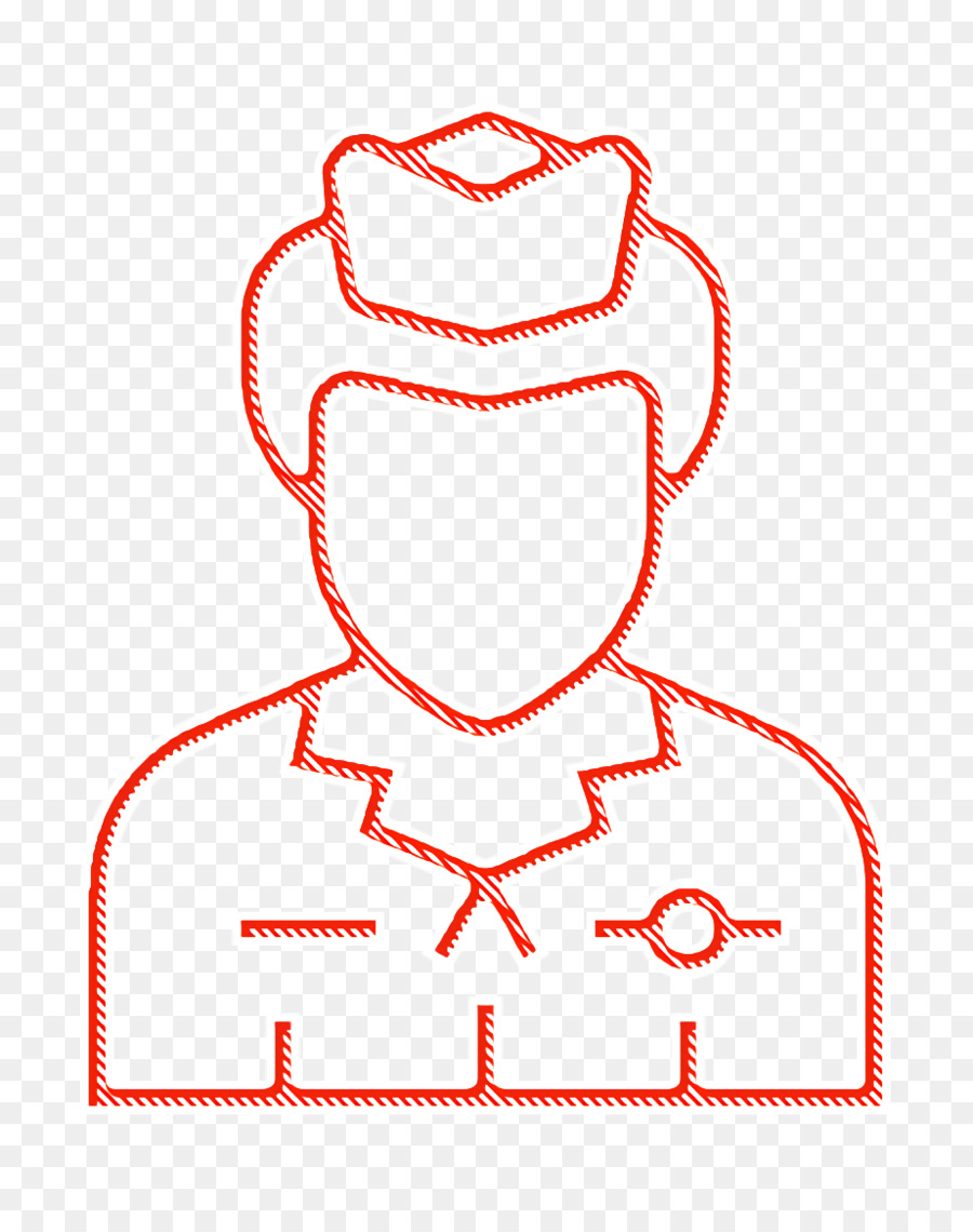 Symbol für Jobs und Berufe Hostess-Symbol Flugbegleiter-Symbol - 