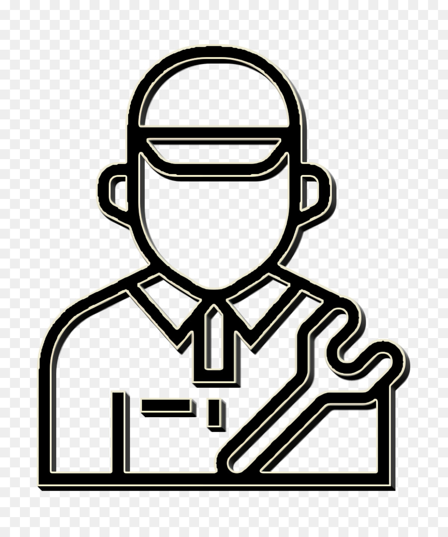 Symbol Jobs und Berufe Mechaniker-Symbol Reparatursymbol - 