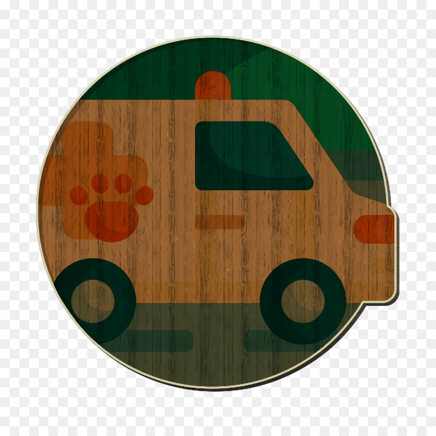 Icona del trasporto Icona dell'ambulanza Icona veterinaria - 
