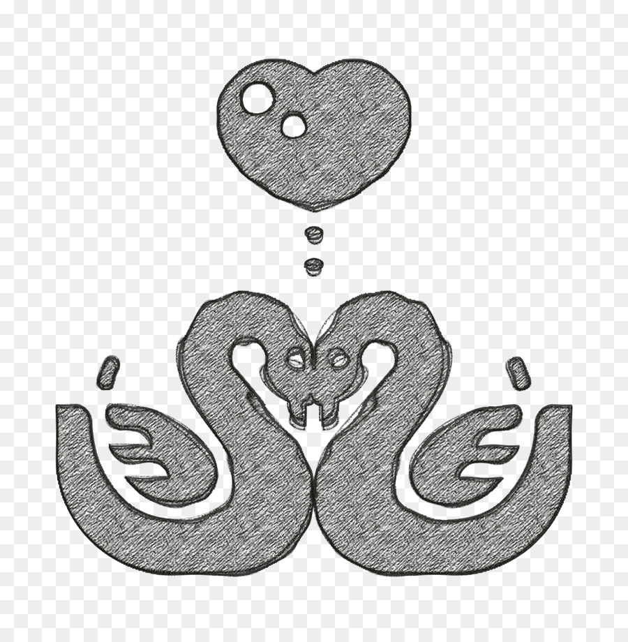 Wedding icon Love icon Swans icon