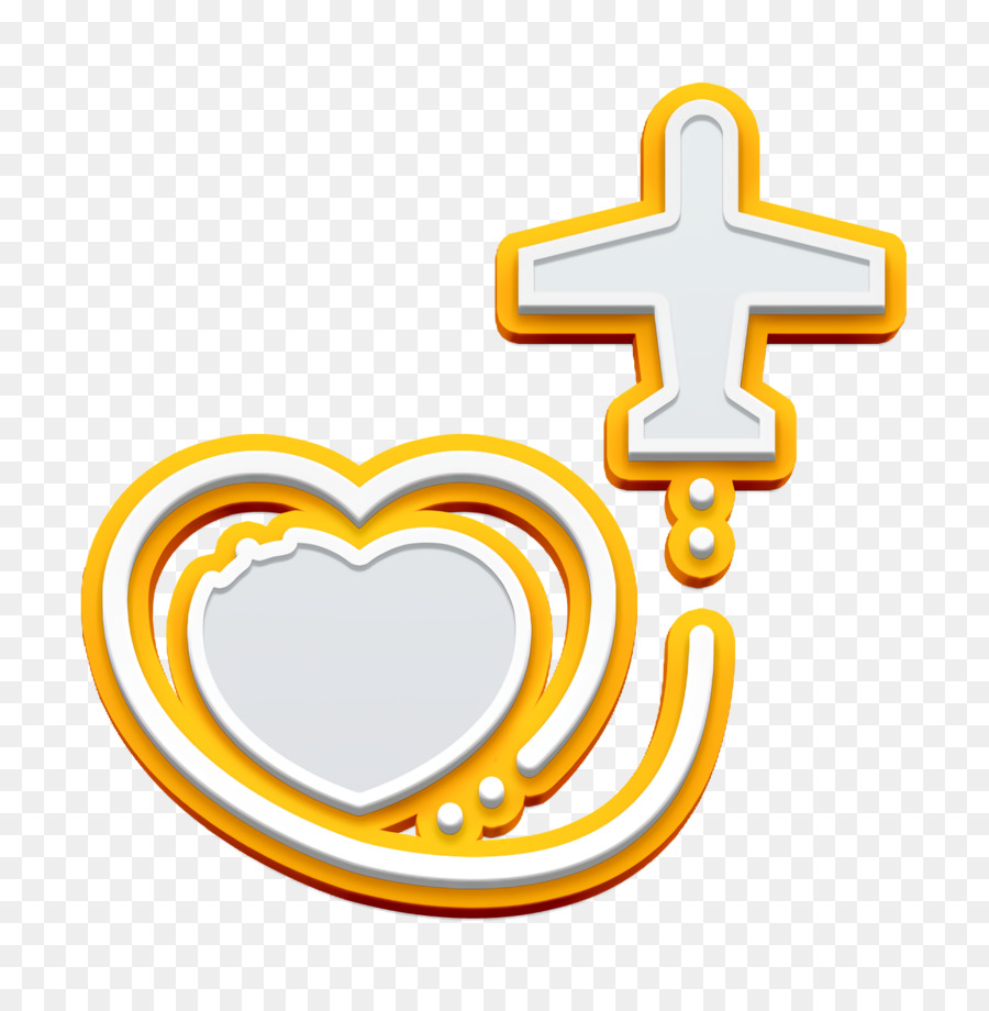 Romantic Love icon Travel icon Heart icon