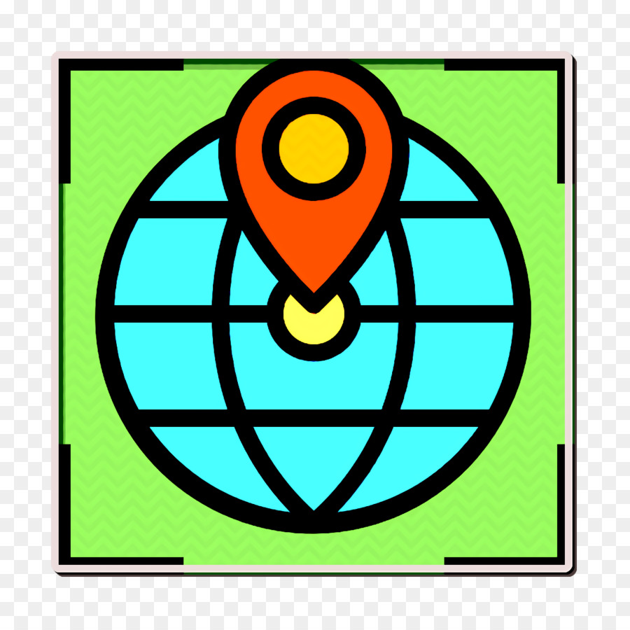 Navigationskartensymbol Globus-Symbol Karten- und Standortsymbol - 
