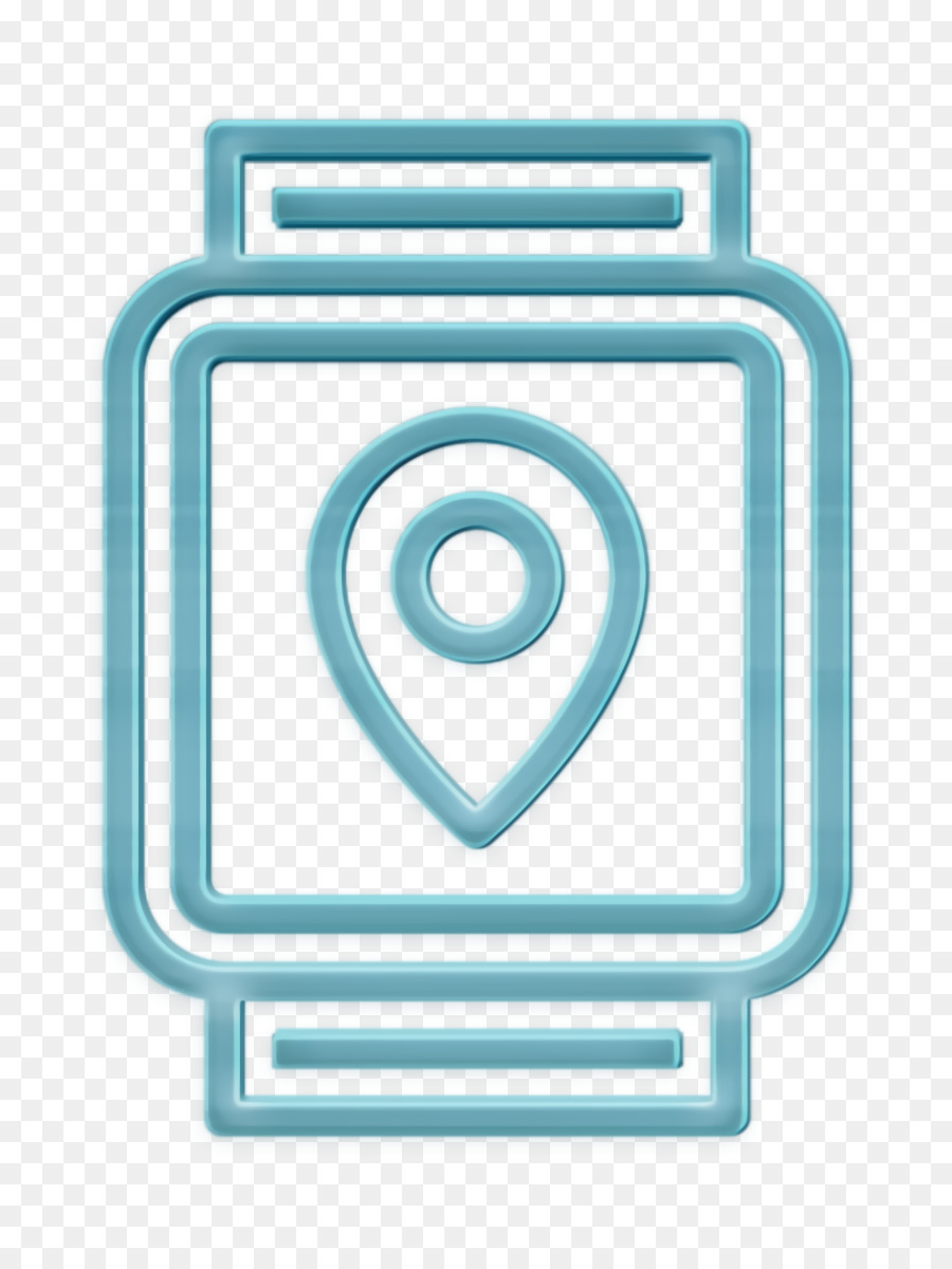 Gps icon Watch icon Navigation Map icon