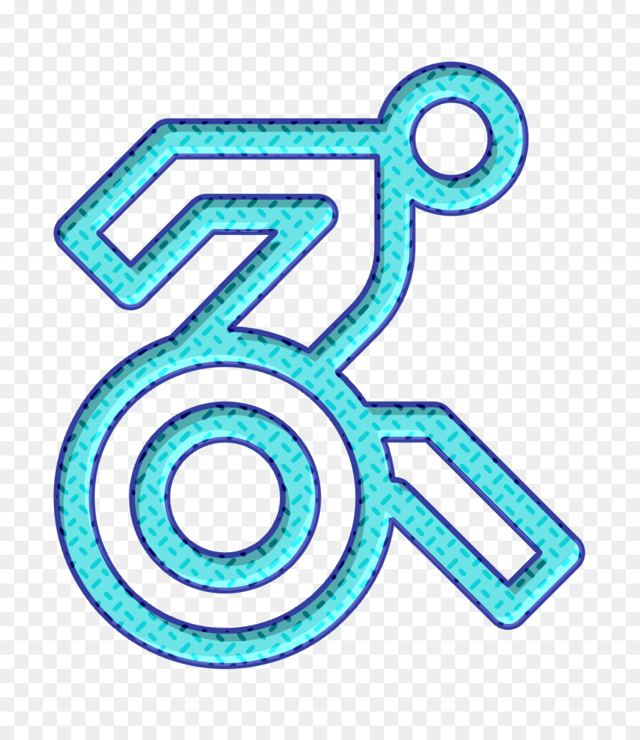 Symbol für Behinderte Symbol für Rollstuhlsymbol für Behinderte - 