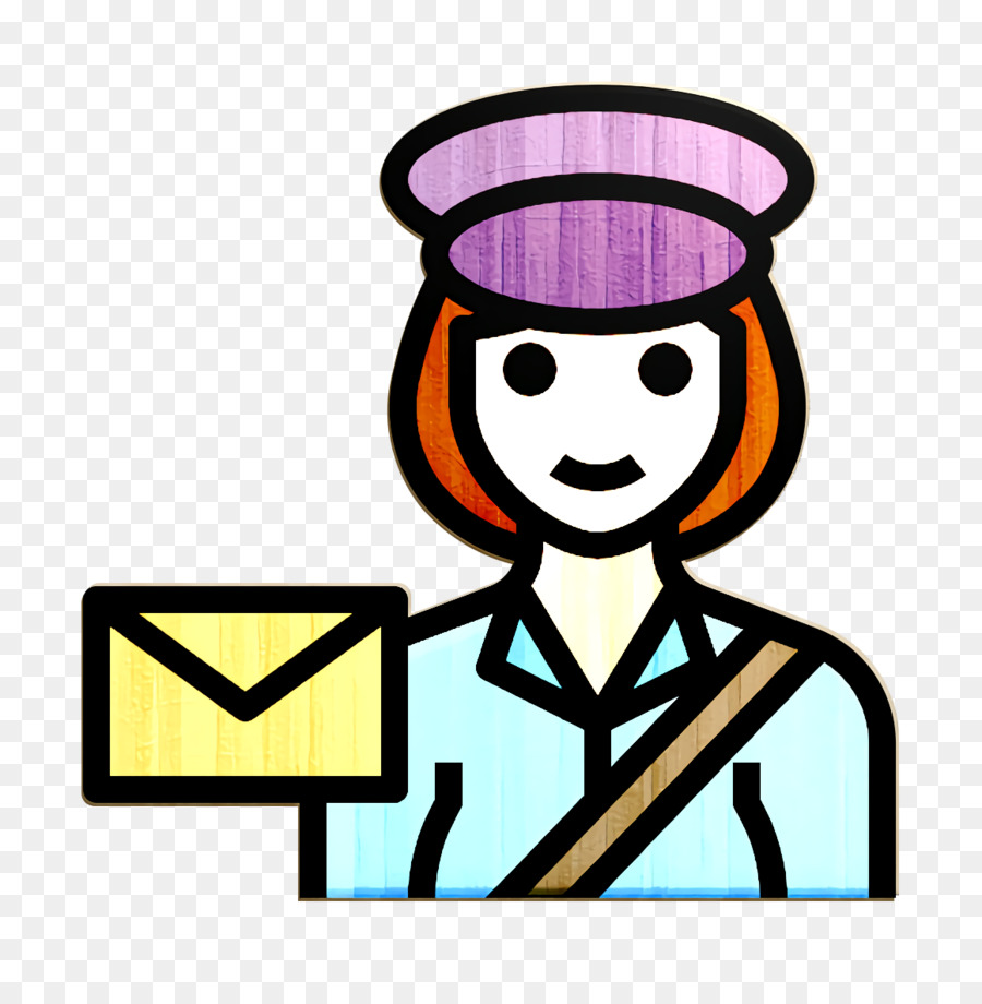 Postfrau Symbol Beruf Frau Symbol - 