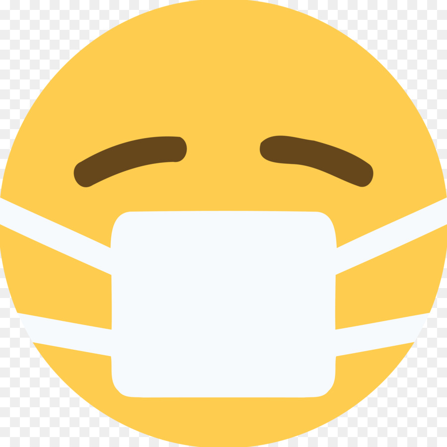 Emoji mit Maske Corona Coronavirus - 