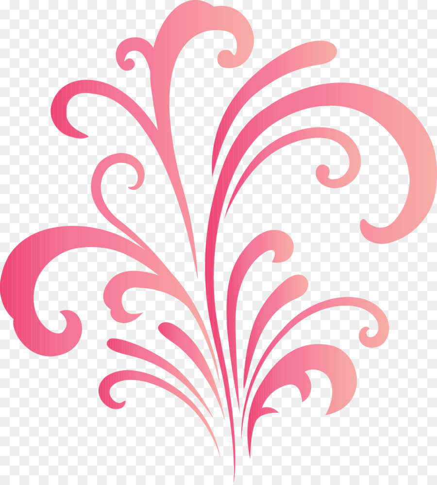 pink ornament pattern plant