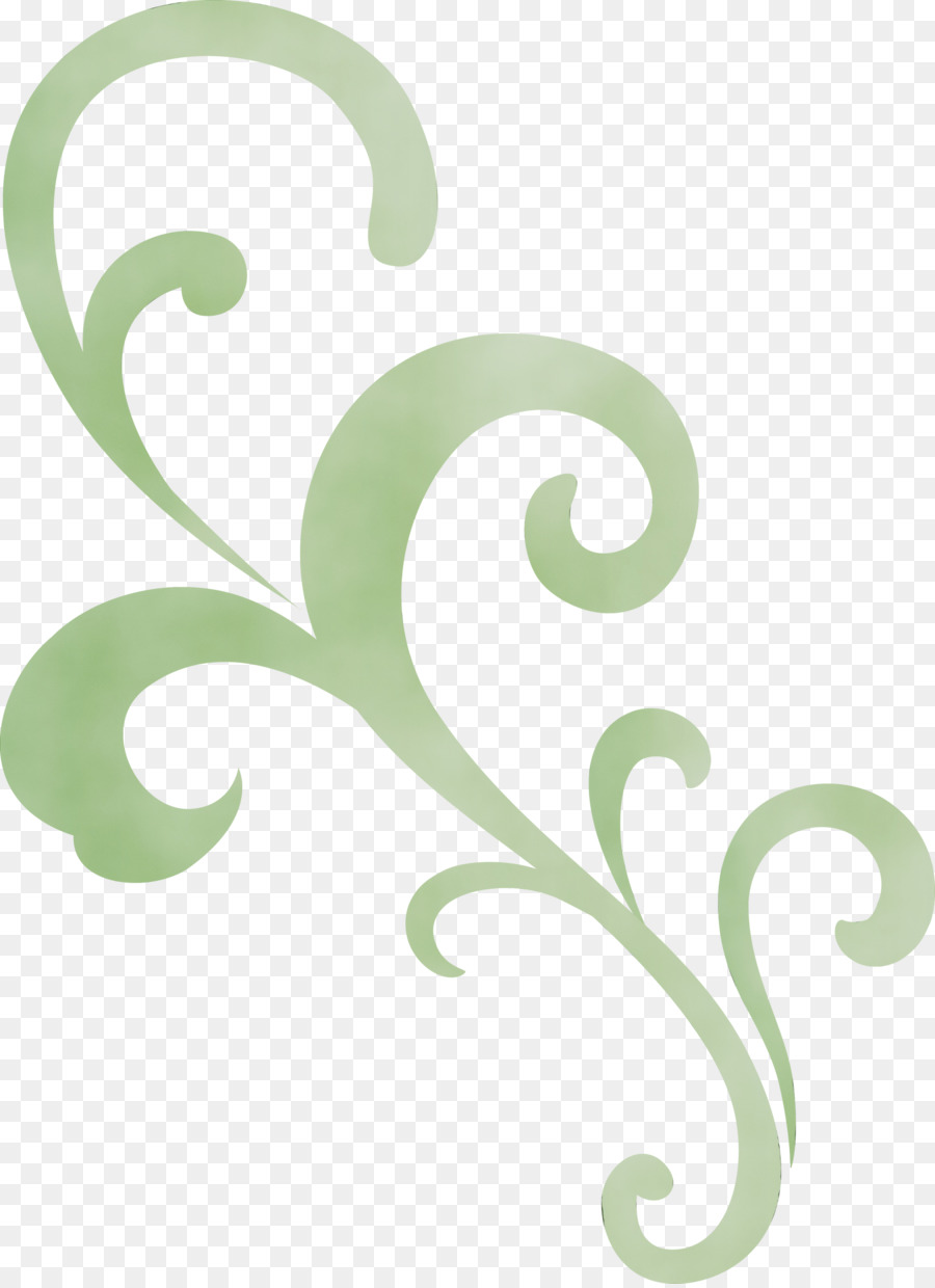 green font ornament pattern