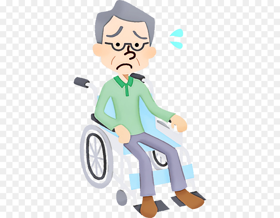 cartoon wheelchair