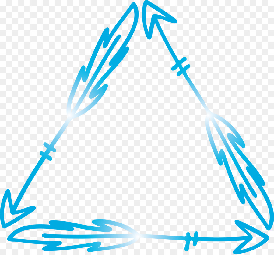 Boho Pfeil Dreieck Rahmen - 
