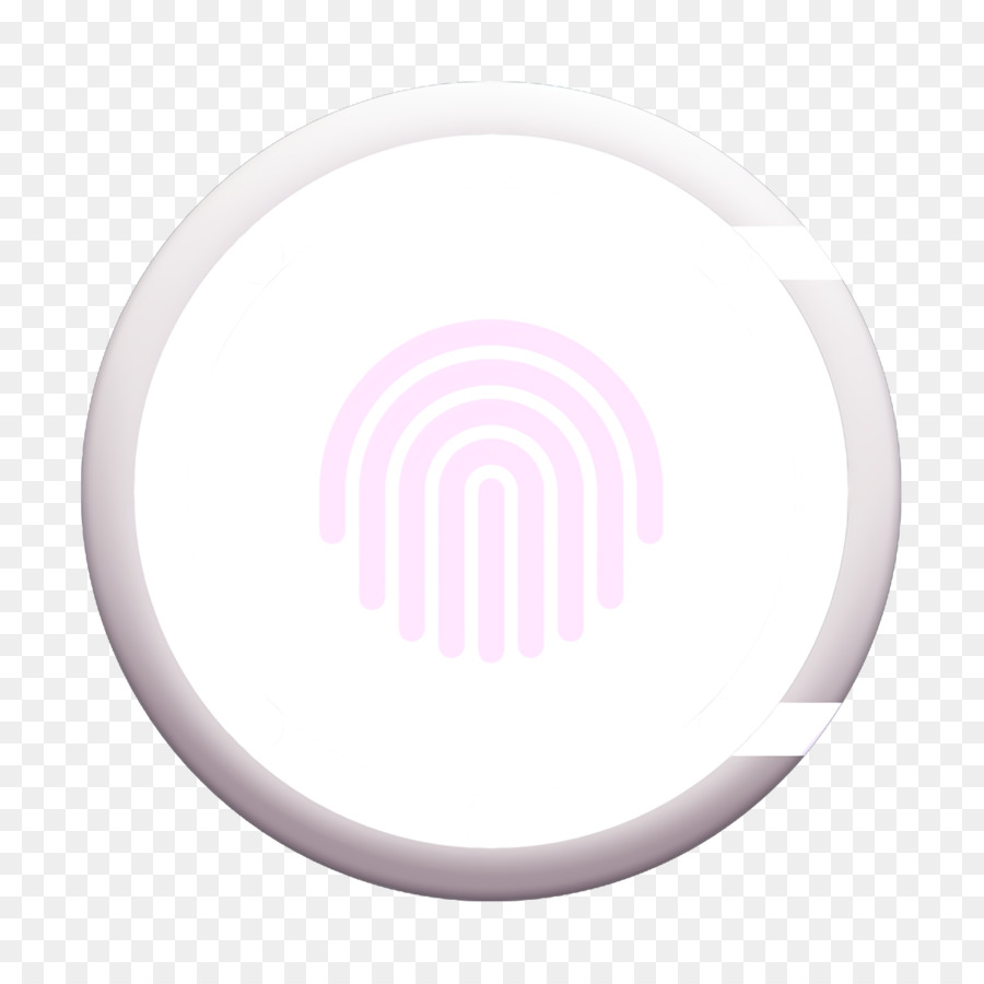 Icona dell'impronta digitale Icona di protezione dei dati Icona della cassetta di sicurezza - 