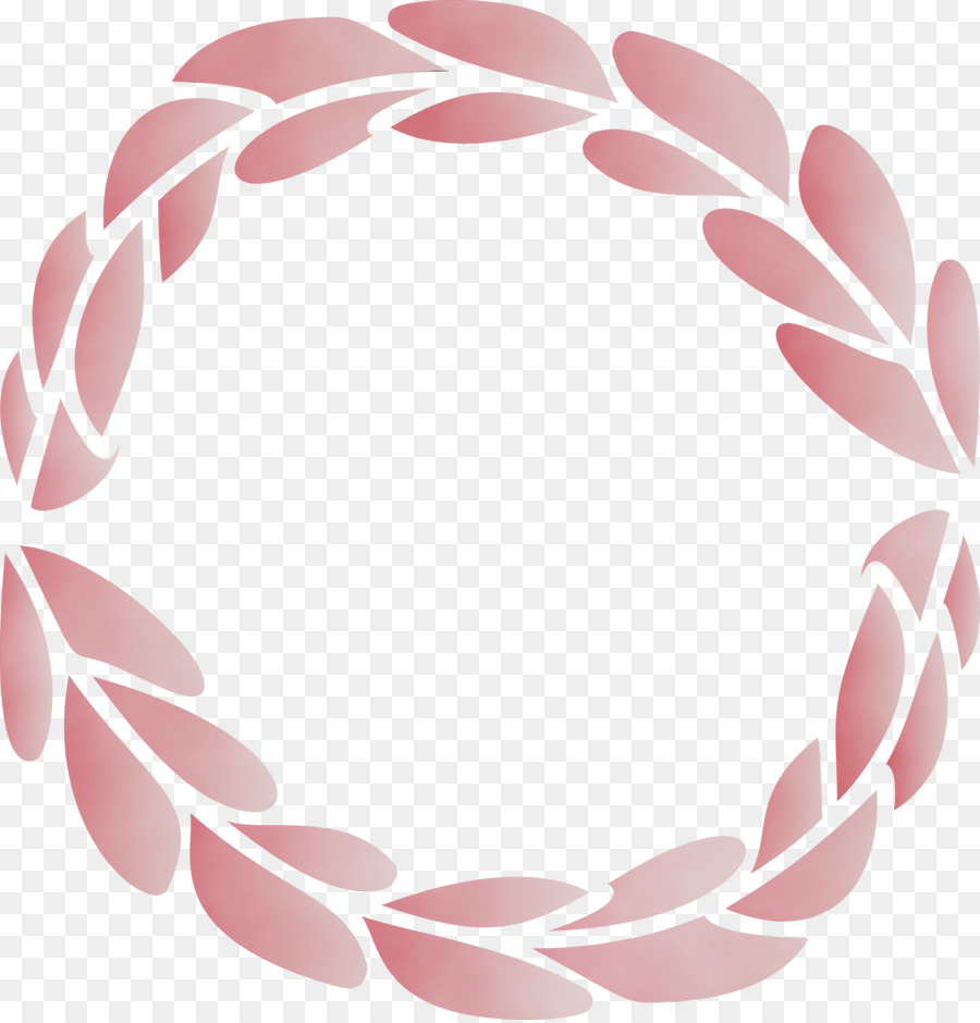 rosa Kreis Blütenblatt - 