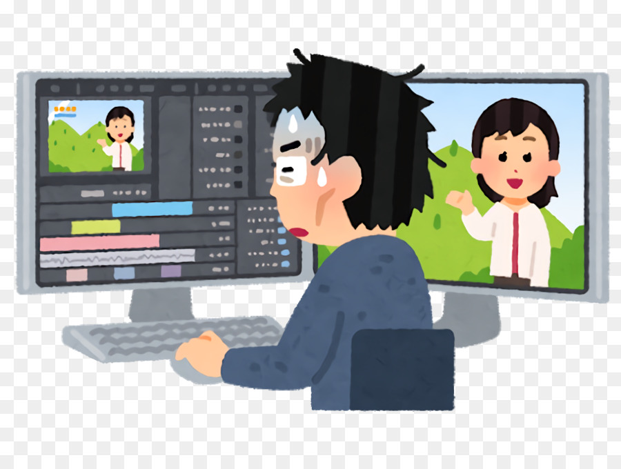 Cartoon-Technologie Animation Beschäftigung - 