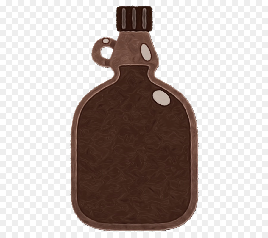 brown canteen bottle leather