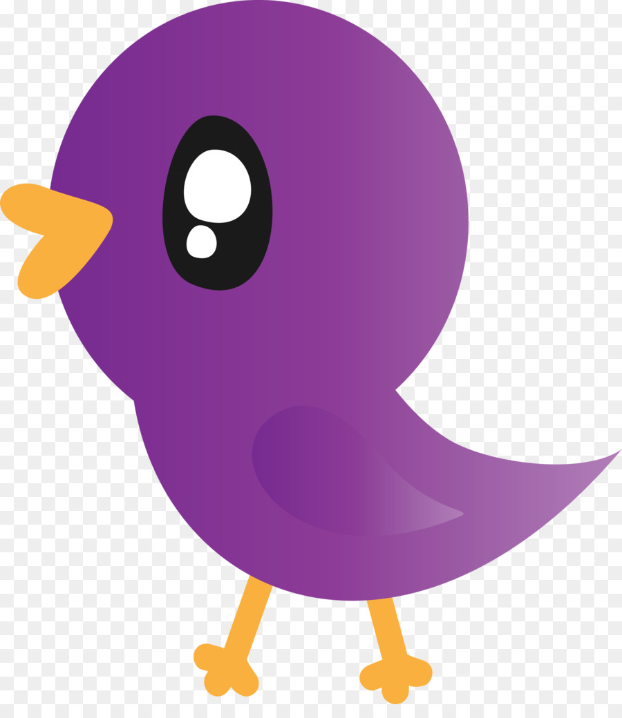 violet purple cartoon beak bird png download - 2646*3000 - Free Transparent  Cute Bird png Download. - CleanPNG / KissPNG