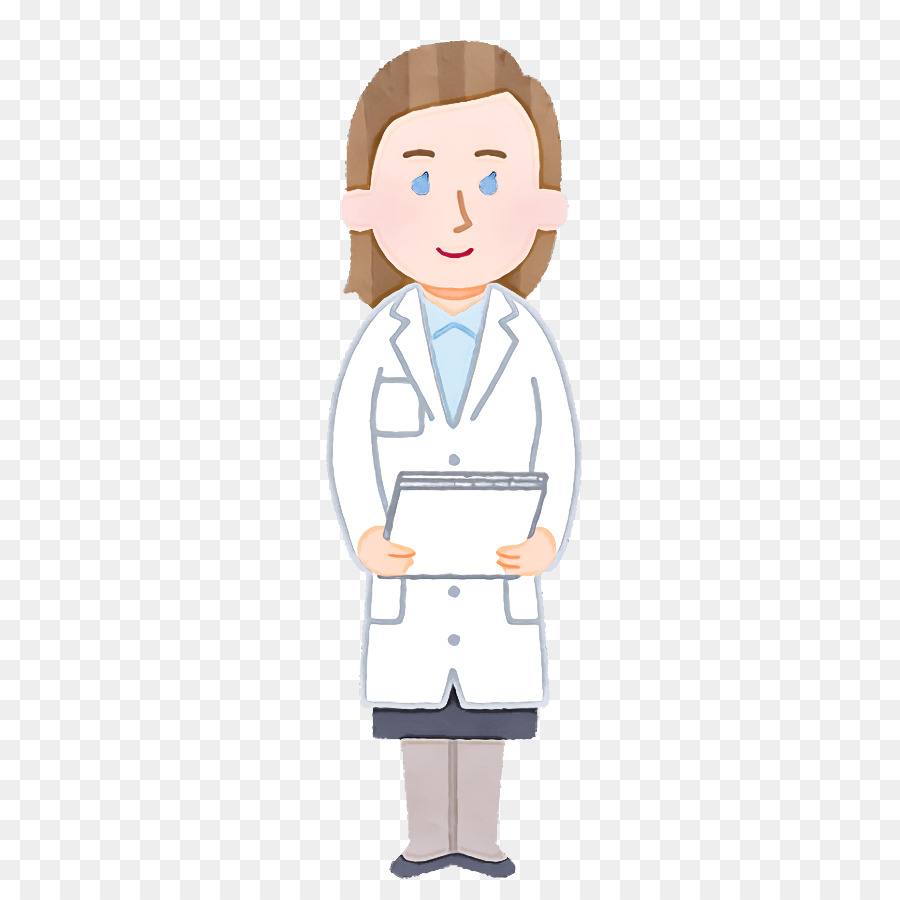 cartone animato fornitore di assistenza sanitaria medico infermiera uniforme - 