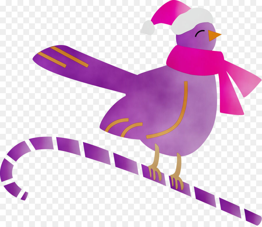 Vogelviolett lila rosa Wasservogel - 