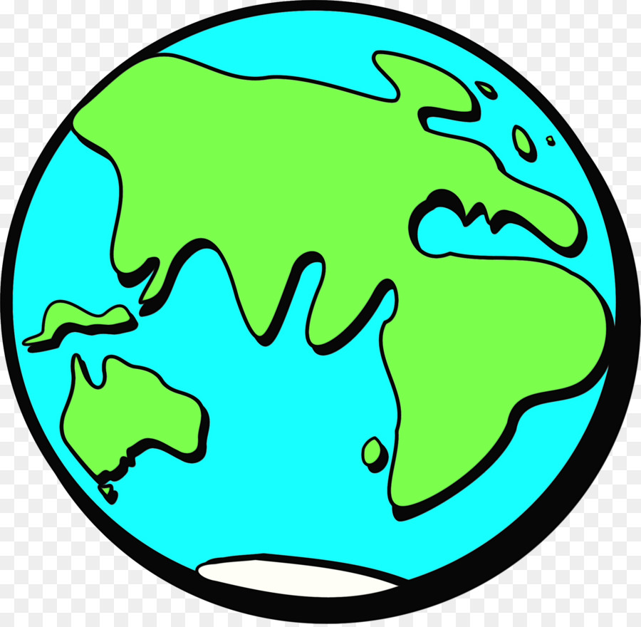 green aqua world sticker