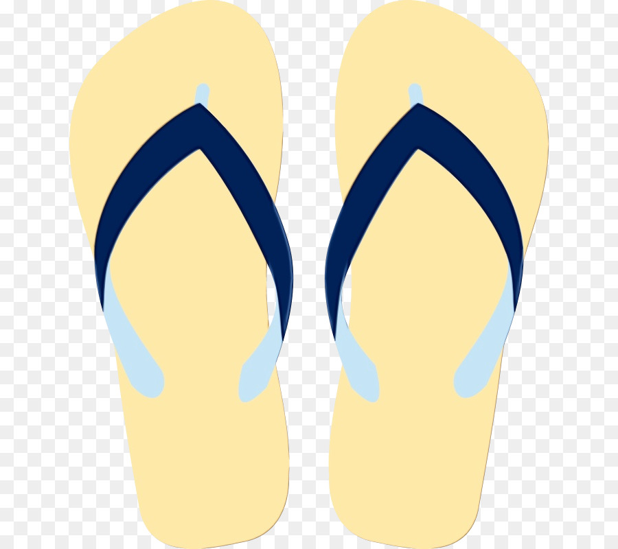 footwear flip-flops yellow slipper shoe
