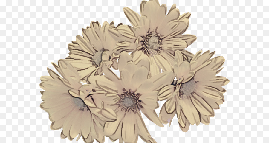 Gerbera Brosche Blume Pflanzenblatt - 