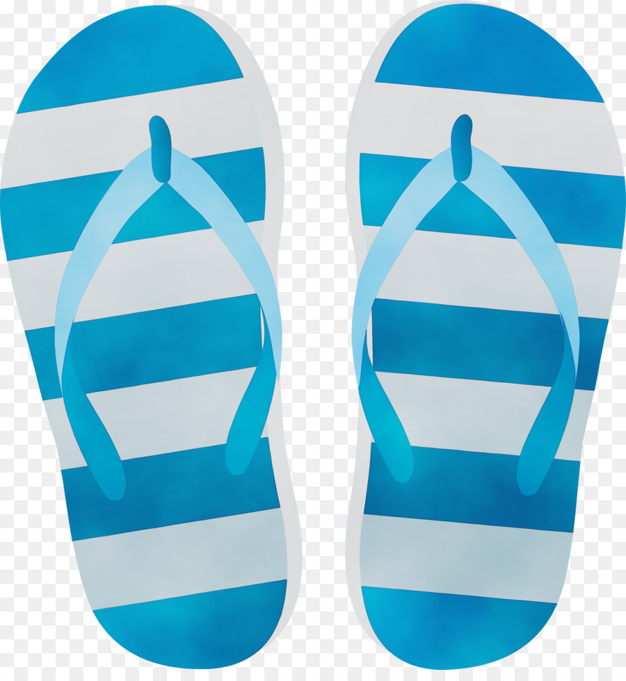 Flip-Flops Schuhe blau Aqua Türkis - 