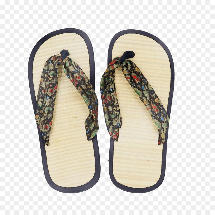 footwear flip-flops slipper yellow shoe