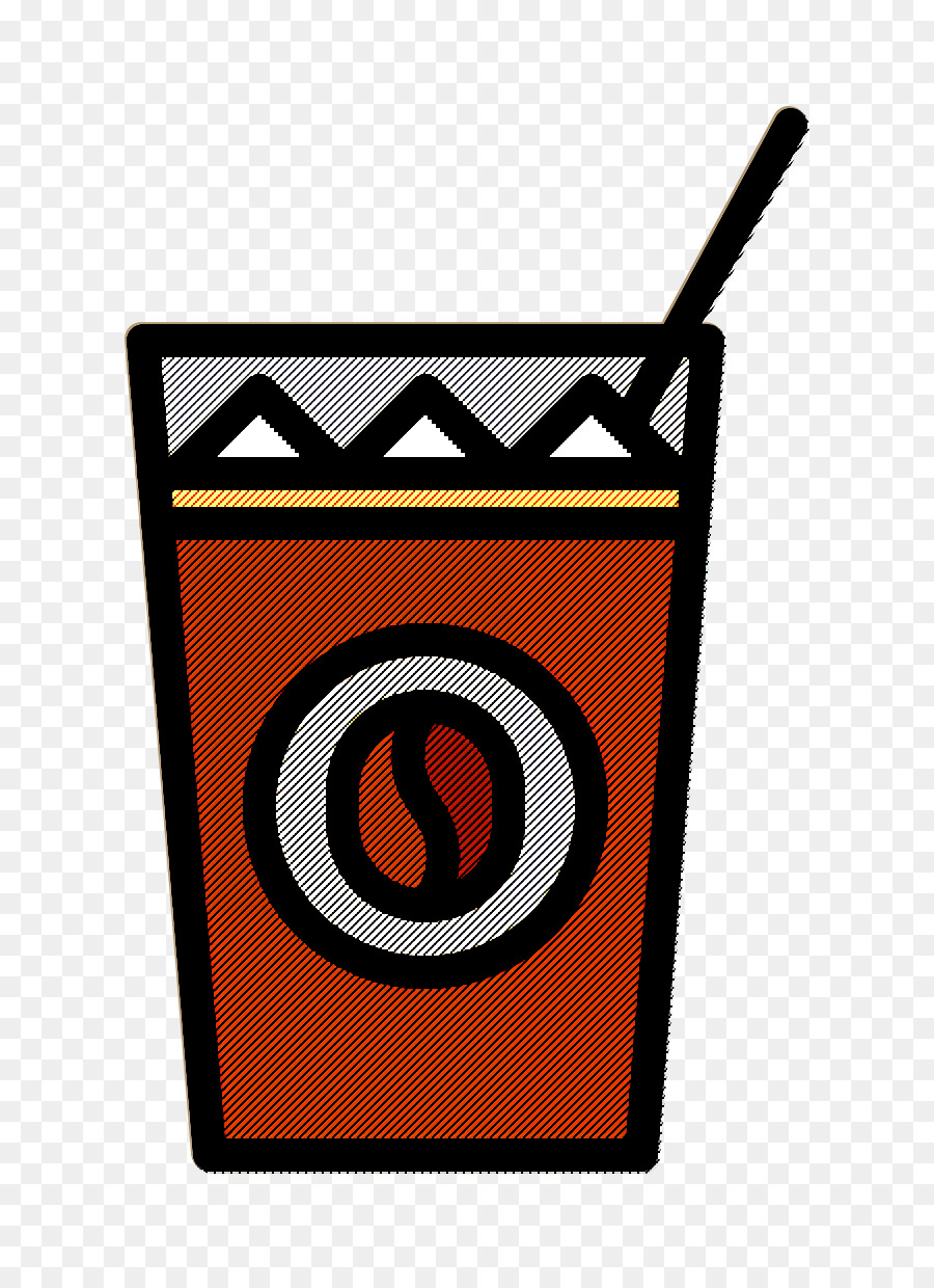 Coffee icon Cold coffee icon Glass icon