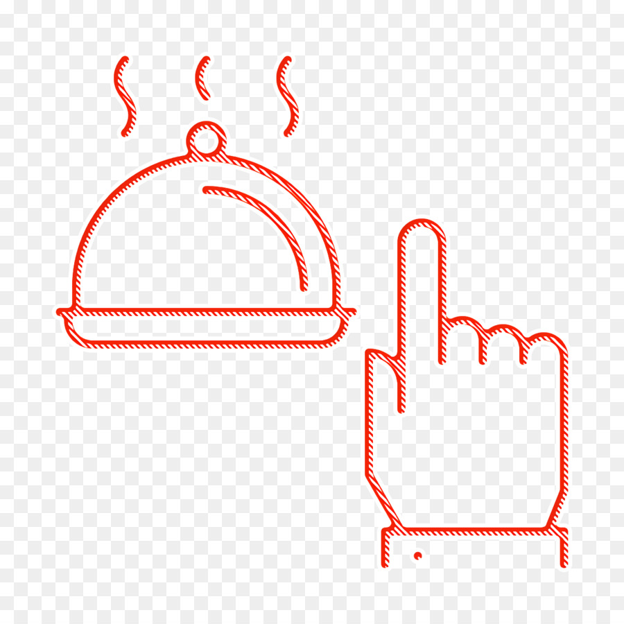 Biểu tượng ăn Biểu tượng bàn tay Biểu tượng giao thức ăn - 