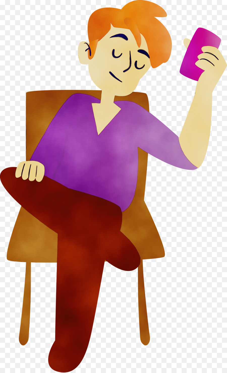 human character purple behavior character created by